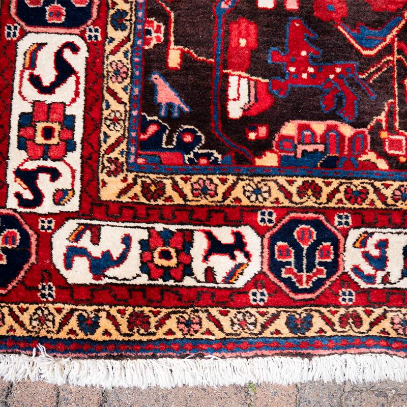 Vintage tapijt – Roos